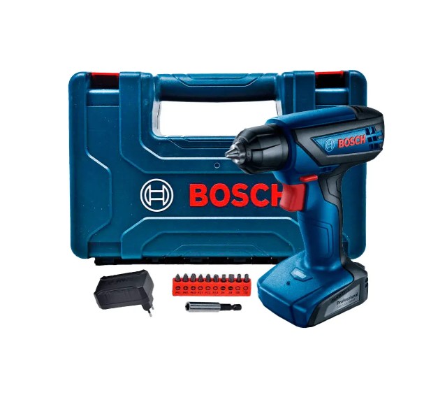 Bosch GSR 1000 Professional Cordless Drill Driver – Lightweight Power Drill for Screwdriving and Drilling in Wood and Metal for Home and Professional Applications